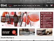 Tablet Screenshot of gludvin.dk